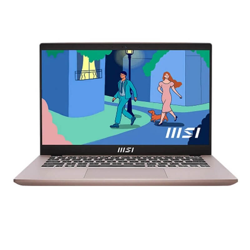 Laptop MSI Modern 14 C13M-612VN (i5-1335U, 16GB RAM, 512GB SSD, 14 inch FHD IPS-45% NTSC, Wi-Fi 6, 3 cell, Win 11, Hồng)