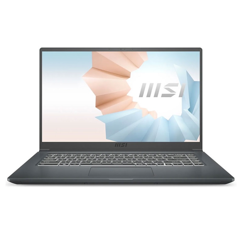 Laptop MSI Modern 15 A11MU-1022VN (i5-1155G7, 8GB RAM, 512GB SSD, 15.6 inch FHD IPS-45% NTSC, Wi-Fi 6, 3 cell, Win11, Xám)