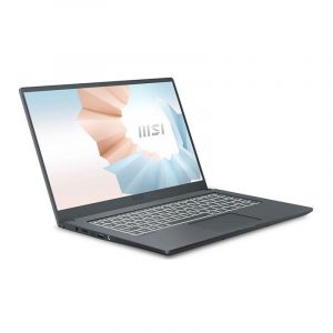 Laptop MSI Modern 15 A5M 235VN (R7 5700U, 8GB Ram, 512GB SSD, AMD Radeon Graphics, 15.6 inch FHD IPS, Windows 11, Xám)