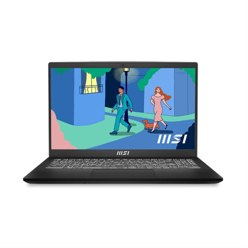 Laptop MSI Modern 15 B13M-438VN (i5-1335U, 8GB RAM, 512GB SSD, 15.6inch FHD IPS-45% NTSC, Wi-Fi 6, 3 cell, Win11, Đen)