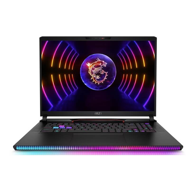Laptop MSI Raider GE78 HX 13VI-408VN (i9-13980HX, Ram 64GB, SSD 4TB, RTX 4090 16GB, 17.3 inch QHD 240Hz IPS, WiFi 6, Win 11, Black)