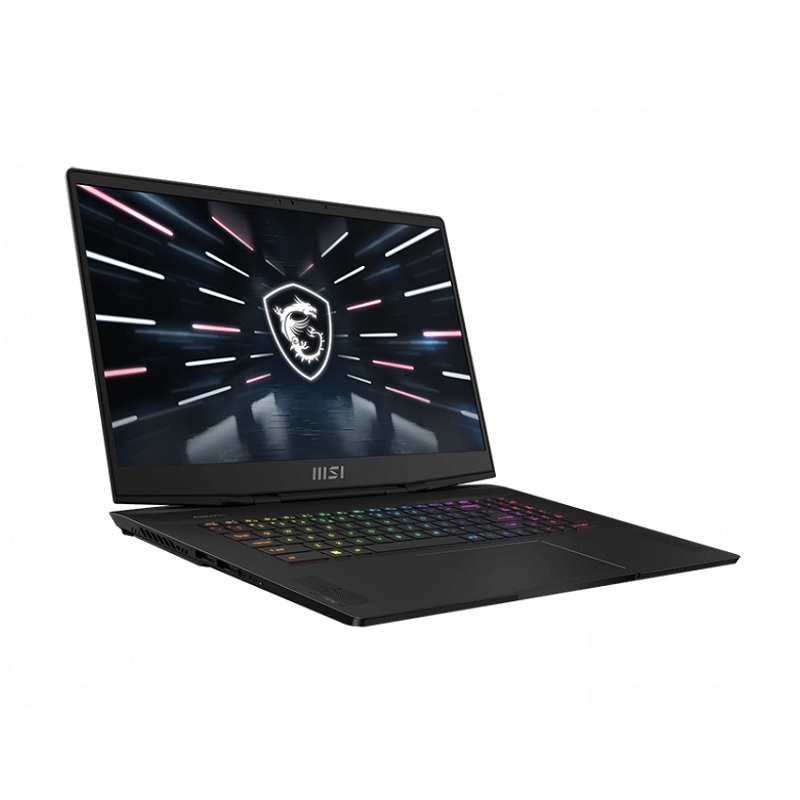 Laptop MSI Stealth GS77 12UHS 250VN (i9 12900H, Ram 64GB, SSD 2TB, RTX 3080 Ti MaxQ 16GB, 17.3 inch UHD 120Hz, WiFi 6E, Win 11, Black)
