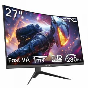 Màn hình LCD Cong Gaming KTC H27S12Y 280Hz (27 inch, 1920×1080, 1500R, Fast VA, 280Hz, 1ms)