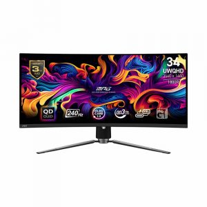 Màn hình LCD Cong MSI MPG 341CQPX QD-OLED (34 inch, 3440×1440 (UWQHD), 240Hz, QD-OLED, 0.03ms,1800R, Adaptive-Sync)