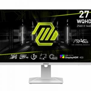 Màn hình LCD MSI MAG 274QRFW (27 inch, 2560 x 1440, 180Hz, Rapid IPS, 1ms, White)