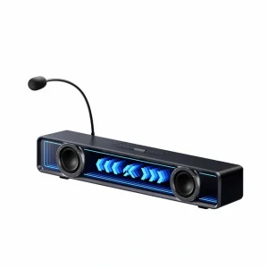 Loa Soundbar MCHOSE K20 Pro Black (Wired/Bluetooth, RGB, Âm thanh giả lập 7.1)