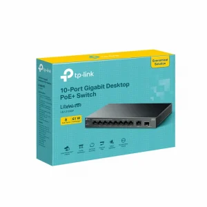 Switch TP-Link LS1210GPS (10-Port Gigabit, 8-Port POE+, Desktop Switch)