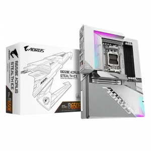 Mainboard Gigabyte B650E AORUS STEALTH ICE (ATX, Lan 2.5G, Wifi 7, Bluetooth 5.4)
