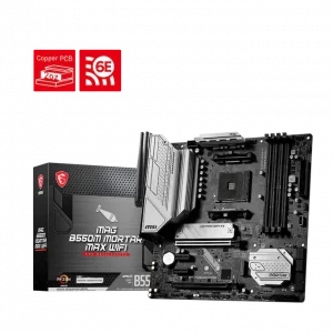 Mainboard MSI MAG B550M MORTAR MAX WIFI (m-ATX, WiFi 6E, Bluetooth 5.3, AM4)