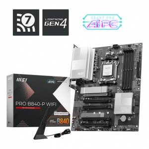 Mainboard MSI PRO B840-P WIFI (LAN 2.5G, Wifi 7, Bluetooth 5.4)