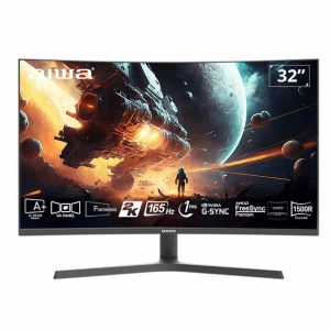 Màn hình Cong LCD AIWA MZ320G-Y 2K 165Hz (32 inch, 2560 x 1440, 165Hz, VA, 250cd (nits), 1500R, 1ms, FreeSync/G-Sync)