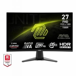 Màn hình Cong LCD MSI MAG 276CXF (27 inch, 1920 x 1080, 280Hz, Rapid VA, 1500R, 0.5ms, Adaptive-Sync)