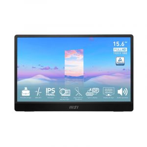 Màn Hình Di Động MSI PRO MP161 (15.6 inch, 1920 x 1080, IPS, 60Hz, 4ms, Kết nối với PC, Laptop, Điện thoại, Loa tích hợp)
