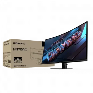 Màn hình LCD Cong Gigabyte GS32QC 2K 165Hz (31.5 inch, 2560 x 1440 (QHD), 1500R, VA, 165Hz, 1ms)