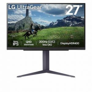 Màn hình LCD LG UltraGear 27GS85Q-B 200Hz (27 inch, 2560×1440, Nano IPS, 200Hz, 1ms, G-SYNC)