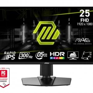 Màn hình LCD MSI MAG 255PXF (25 inch, 1920 x 1080, 300Hz, Rapid IPS, 0.5ms, AMD FreeSync™ Premium)