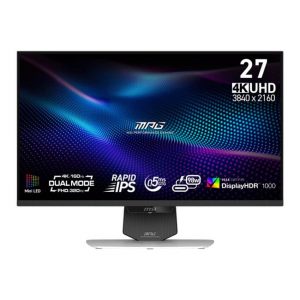 Màn Hình LCD MSI MPG 274URDFW E16M 4K 320Hz (27 inch, 3840 x 2160 UHD, 320Hz, Rapid IPS, 0.5ms, Mini-LED)