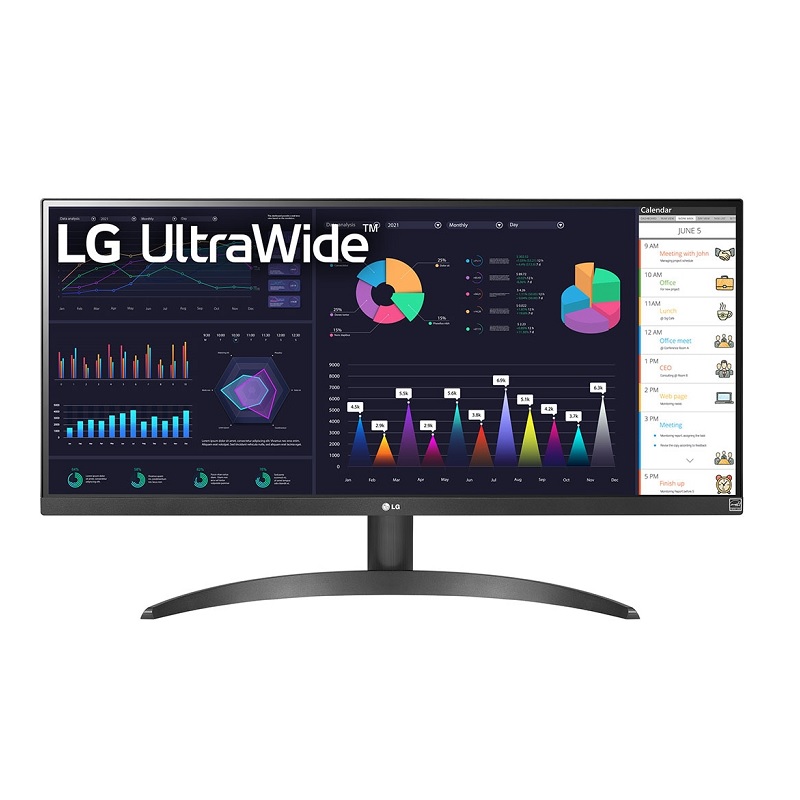 Màn Hình LG UltraWide 29WQ500-B 100Hz (29 inch, 2560 x 1080, 100Hz, IPS, 5ms, AMD FreeSync)