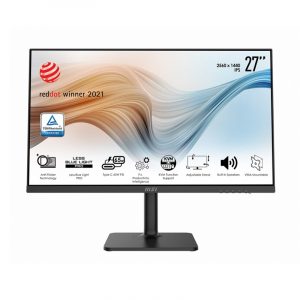 Màn Hình MSI Modern MD272QP 2K WQHD (27 inch, 2560 x 1440, 75Hz, IPS, 4ms, Tích hợp loa)