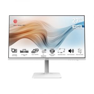 Màn Hình MSI Modern MD272QPW 2K WQHD (27 inch, 2560 x 1440, 75Hz, IPS, 4ms, Tích hợp loa)