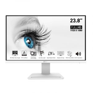 Màn hình MSI Pro MP243W White (23.8 inch, 1920 x 1080, IPS, 75Hz, 5ms)