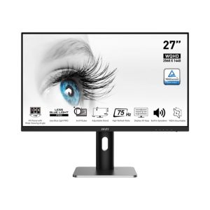 Màn Hình MSI PRO MP273QP 2K (27 inch, 2560 x 1440, 75Hz, IPS, 1ms, Tích hợp loa)
