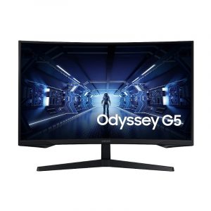 Màn Hình Samsung Odyssey G5 LC27G55T – LC27G55TQBEXXV 2K 144Hz (27 inch, 2560 x 1440, 144Hz, VA, 1ms, 1000R, FreeSync Premium)