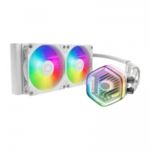 Tản nhiệt nước Cooler Master MasterLiquid 240 Atmos White ARGB – MLX-D24M-A25PZ-RW