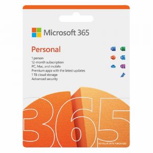 Microsoft 365 Personal English APAC EM Subscr 1 Year Medialess P8 (QQ2-01398)