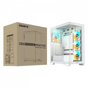 Case Gigabyte C500 PANORAMIC STEALTH ICE 4FA (Mid Tower, ATX, 4 FAN ARGB, USB Type C, GB-C500PI ST)