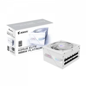 Nguồn Gigabyte AORUS ELITE P1000W ICE 80 Platinum (80 PLUS Gold, ATX 3.1, PCIe 5.0, Fully Modular, GP-AE1000PM PG5 ICE)