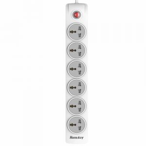 Ổ cắm điện Huntkey SZN601(Chống cháy, chống sét, tự động ngắt điện khi quá tải)