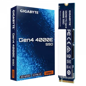 SSD Gigabyte 4000E 500GB M.2 2280 NVMe PCIe Gen 4×4 (Read/Write 3600/3000MB/s, G440E500G)