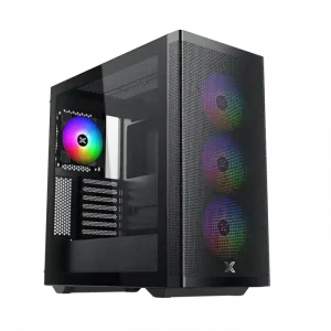 Case Xigmatek OSIRIS PRO 4FX – EN46797 (E-ATX/ ATX, Kính cường lực, 04 Fan ARGB, Đen)