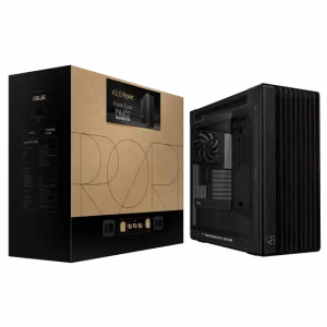 Case ASUS PROART PA602 Wood Edition (Kính cường lực, Mid Tower, 3 FAN, Black)
