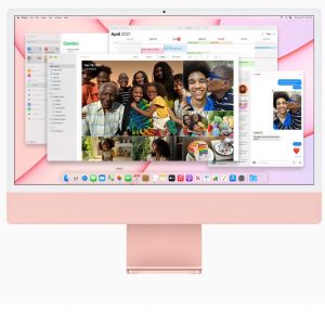 PC All in One Apple iMac (MGPN3SA/A) Pink (Apple M1, 8 Core CPU, 8 Core GPU, 8GB Ram, 512GB SSD, 24 inch 4.5K, Mac OS, Hồng)