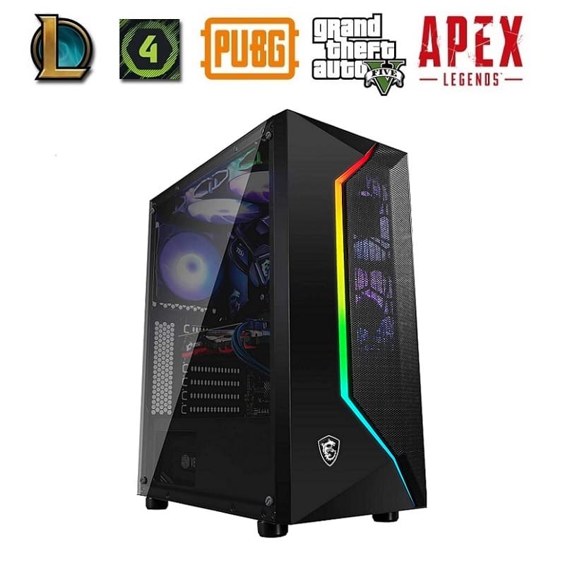 PC AMD KM THKG001 (R5 5600X/B550/RAM 16GB/RX 6500XT/SSD 256GB/650W/DOS)