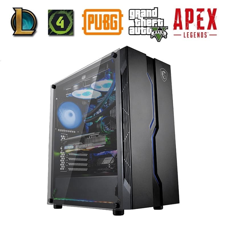 PC AMD KM THKG002 (R5 5600X/B550/RAM 16GB/RX 6600 8GB/SSD 256GB/650W/DOS)