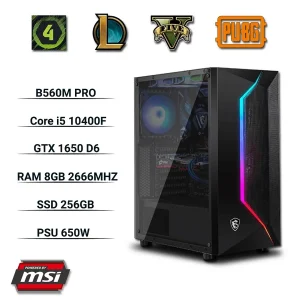 THKG-Rocket 101 (i5 10400F/ B560M/ GTX 1650 4GB/ Ram 8GB/ SSD 256GB/ 650W/ DOS)