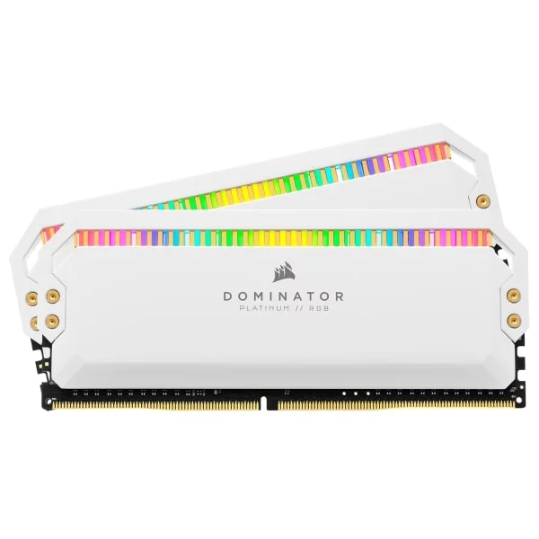 RAM CORSAIR DOMINATOR PLATINUM RGB WHITE 32GB (2x16GB) DDR4 3200MHz – CMT32GX4M2C3200C16W