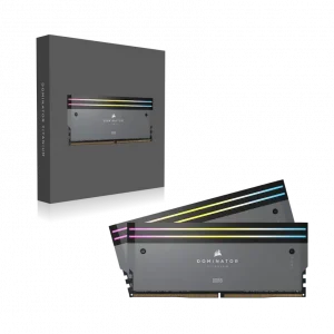 Ram Corsair Dominator Titanium RGB 96GB Grey (2x48GB) DDR5 6000Mhz – CMP96GX5M2B6000Z30
