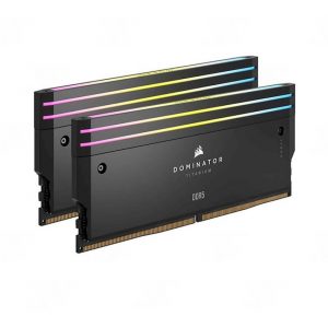Ram Corsair Dominator Titanium RGB 64GB (2x32GB) DDR5 6600Mhz -CMP64GX5M2X6600C32