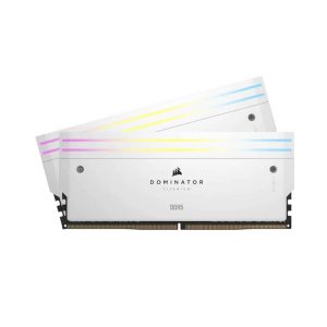 Ram Corsair Dominator Titanium RGB White 32GB (2x16GB) DDR5 7200Mhz -CMP32GX5M2X7200C34W