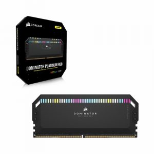 Ram Corsair Dominator Platinum RGB Black 64GB (2x32GB) DDR5 6000Mhz – CMT64GX5M2B6000C40