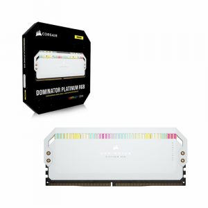 Ram Corsair Dominator Platinum RGB White 64GB (2x32GB) DDR5 5600Mhz – CMT64GX5M2B5600C40W