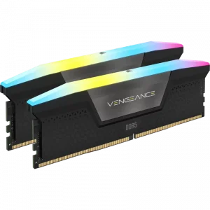 Ram Corsair Vengeance RGB 64GB (2x32GB) 5200MHz DDR5 Black – CMH64GX5M2B5200C40