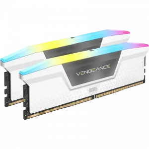 Ram Corsair Vengeance RGB 64GB (2x32GB) 5200MHz DDR5 White – CMH64GX5M2B5200C40W