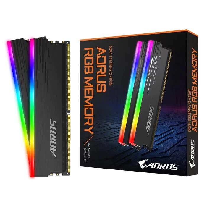 RAM GIGABYTE AORUS RGB DDR4 16GB (2 x 8GB) 3333MHz – GP-ARS16G33