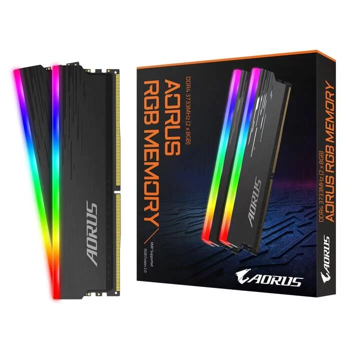 RAM GIGABYTE AORUS RGB DDR4 16GB (2 x 8GB) 3733MHz – GP-ARS16G37