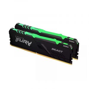 Ram Kingston Fury 32GB 3600MHz DDR4 CL17 DIMM (Kit of 2) Beast RGB – KF436C18BBAK2/32